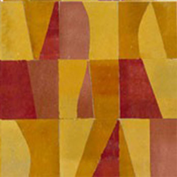 Mosaic House Moroccan tile Meadow 8-16-7-4 Cust Rust,   Red,   Ochre,   Gold, ochre   solid zellige, mosaic, zellij, field, pattern, glaze, simple 